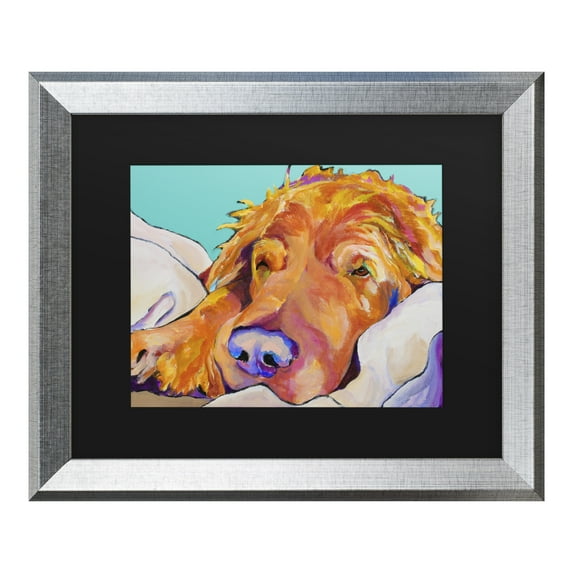 Trademark Fine Art 'Snoozer King' Canvas Art by Pat Saunders-White