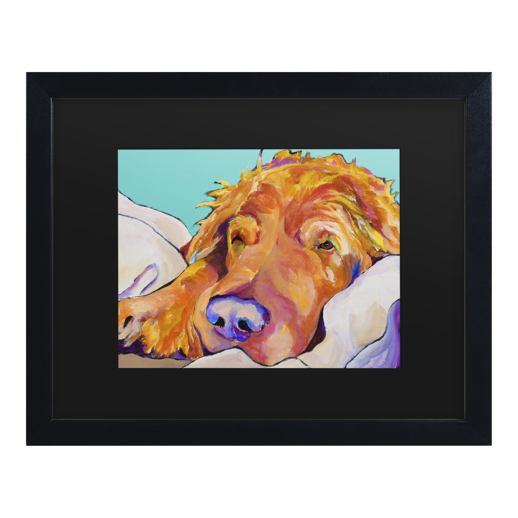 Trademark Fine Art 'Snoozer King' Canvas Art by Pat Saunders-White