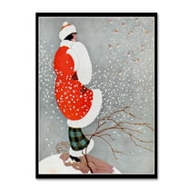 Trademark Fine Art 'Snow' Canvas Art by Vintage Lavoie