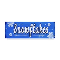 Trademark Fine Art 'Snowflakes' Canvas Art by Valarie Wade