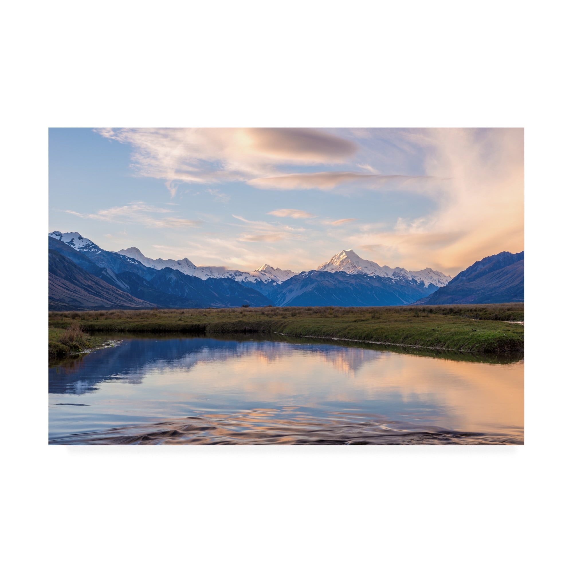 Trademark Fine Art 'Snowy Peak 4' Canvas Art by Dan Ballard