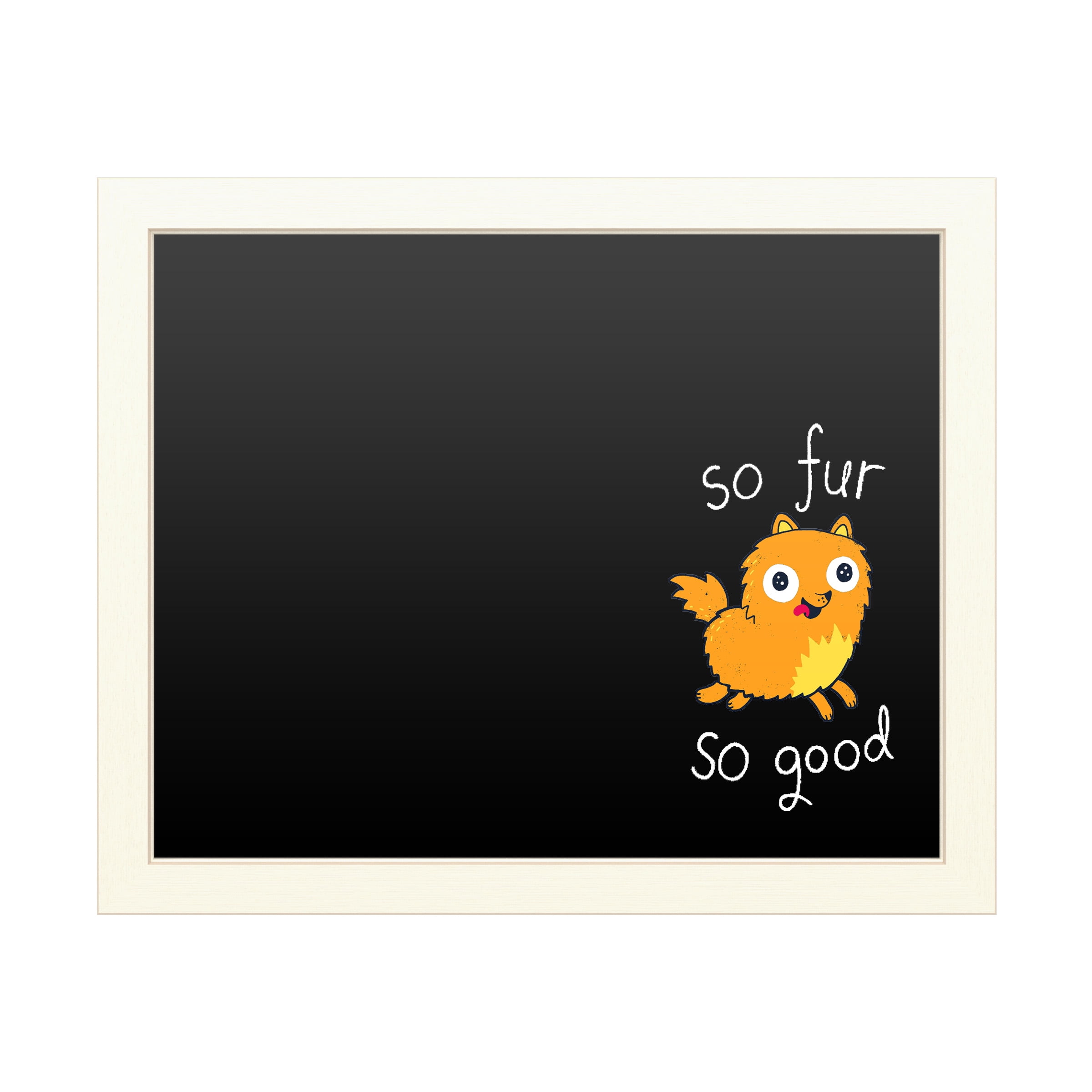 Trademark Fine Art 'So Fur So Good' Chalkboard by Michael Buxton