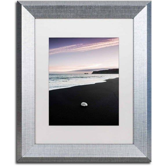 Trademark Fine Art 'So Still' Canvas Art by Philippe Sainte-Laudy, White Matte, Silver Frame