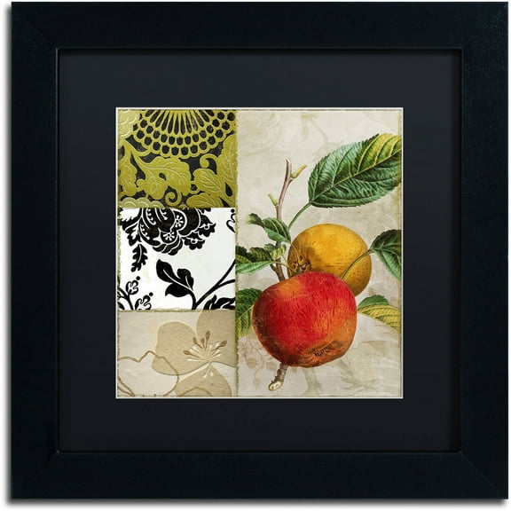 Trademark Fine Art "SoHo II" Canvas Art by Color Bakery Black Matte, Black Frame