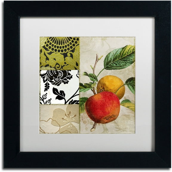 Trademark Fine Art "SoHo II" Canvas Art by Color Bakery White Matte, Black Frame