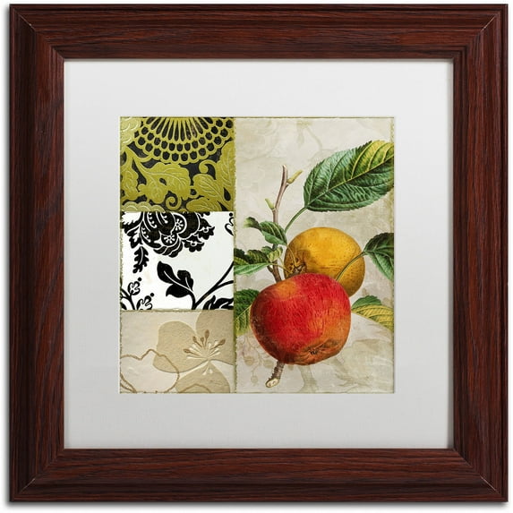 Trademark Fine Art "SoHo II" Canvas Art by Color Bakery White Matte, Wood Frame