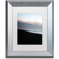 Trademark Fine Art 'Sober' Canvas Art by Philippe Sainte-Laudy, White Matte, Silver Frame