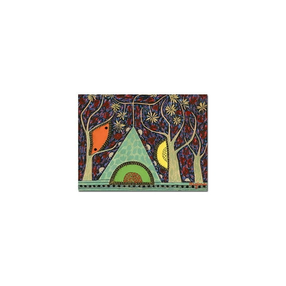 Trademark Fine Art "Sobre la Montana el Arbol" Canvas Art