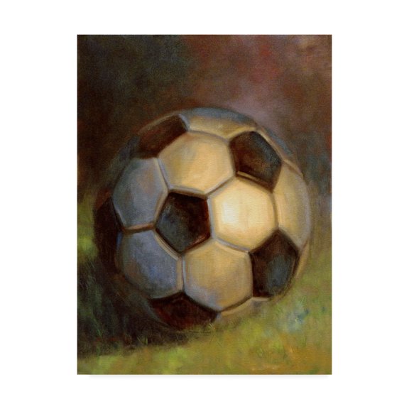 Trademark Fine Art 'Soccer Ball Abstract' Canvas Art by Hall Groat Ii