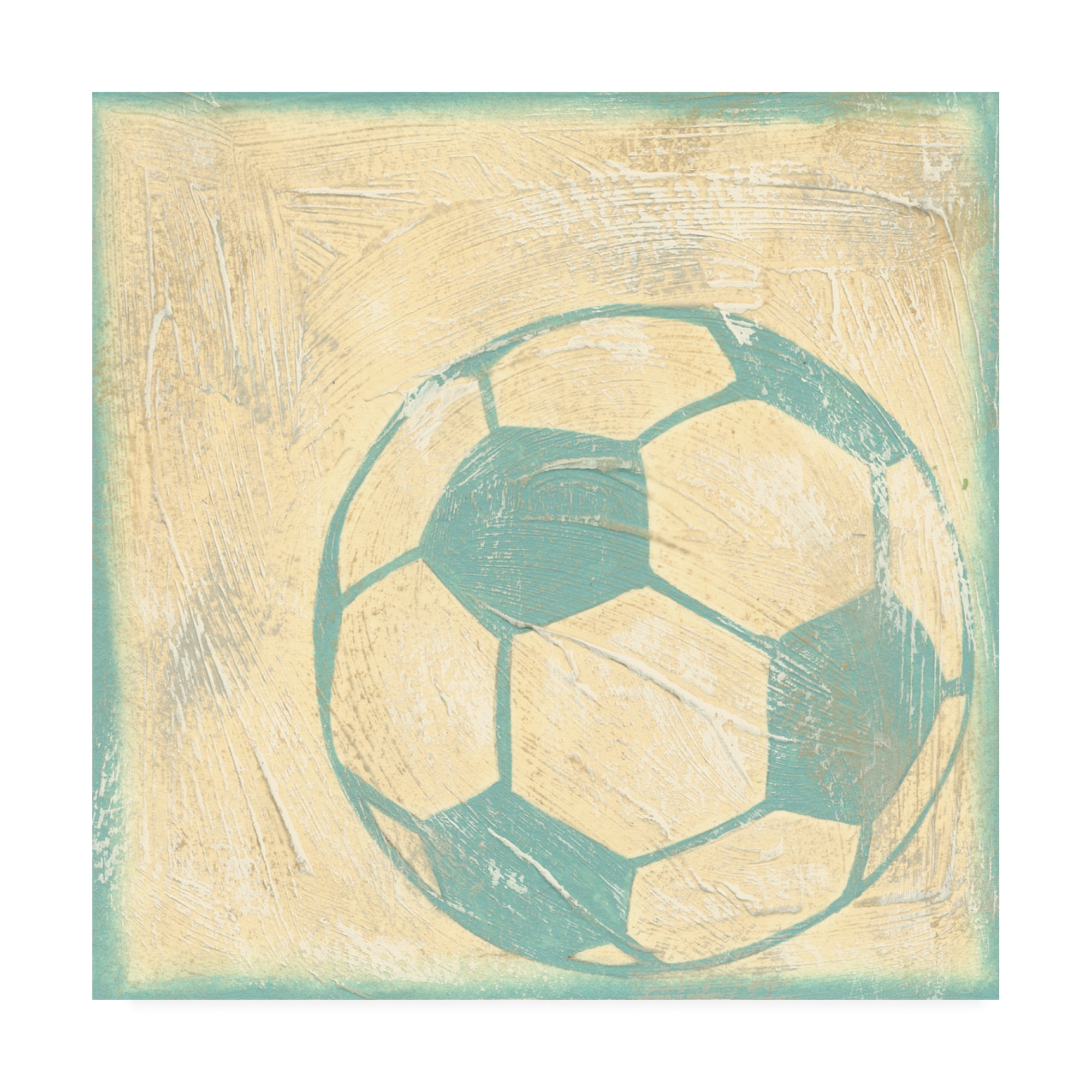 Trademark Fine Art 'Soccer Rules' Canvas Art by Chariklia Zarris