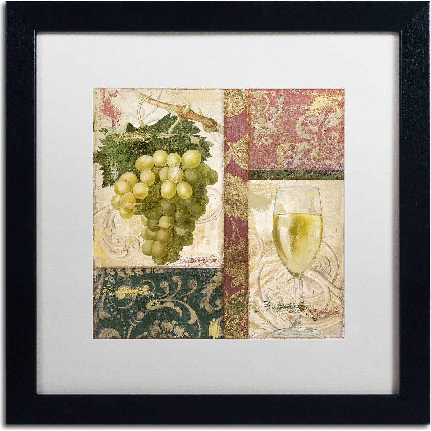 Trademark Fine Art "Sofia II" Canvas Art by Color Bakery, White Matte, Black Frame