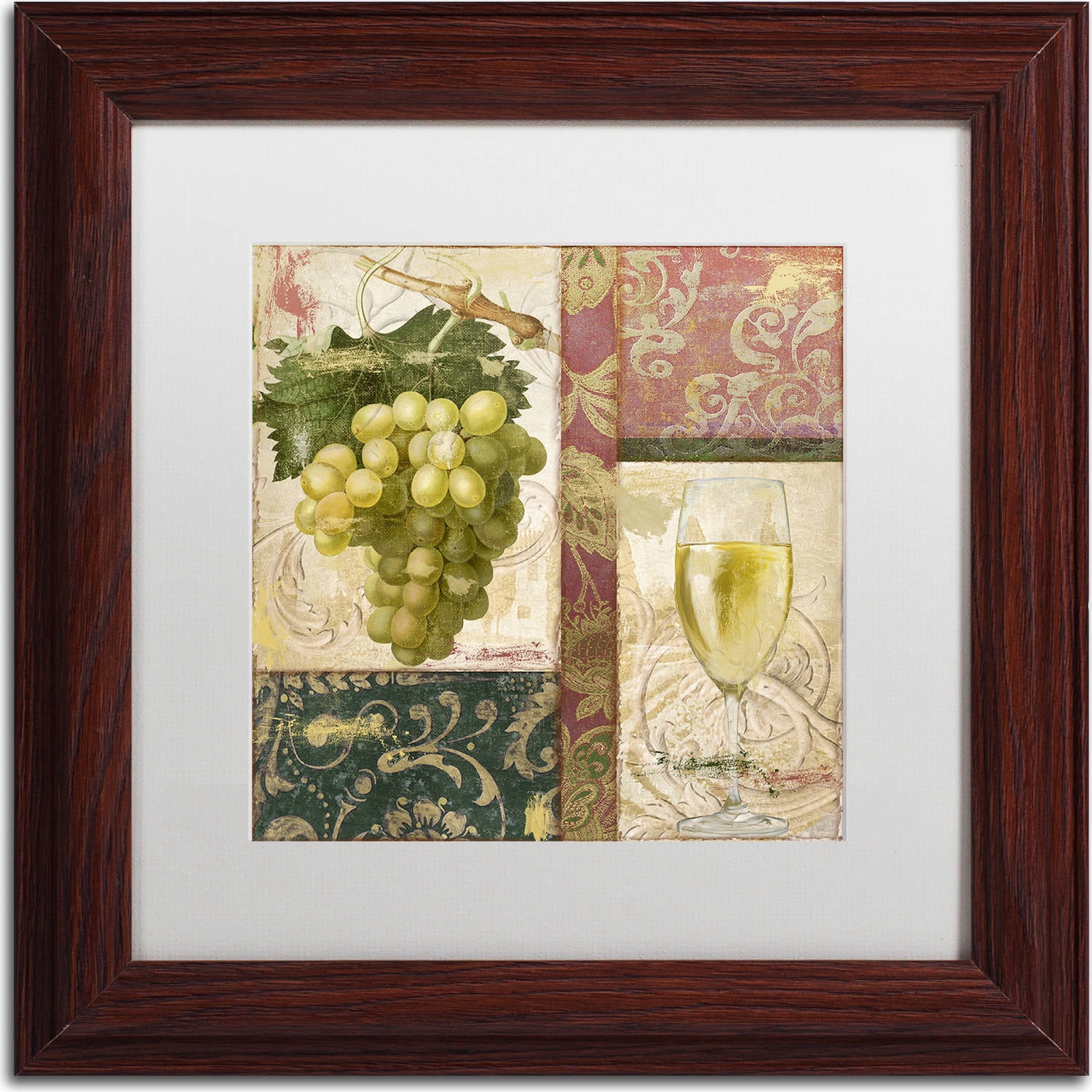 Trademark Fine Art "Sofia II" Canvas Art by Color Bakery, White Matte, Wood Frame