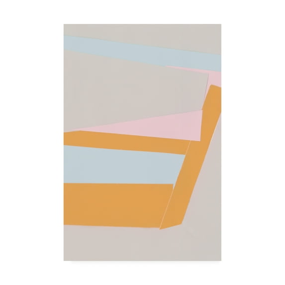 Trademark Fine Art 'Soft Blocks I' Canvas Art by Alicia Ludwig