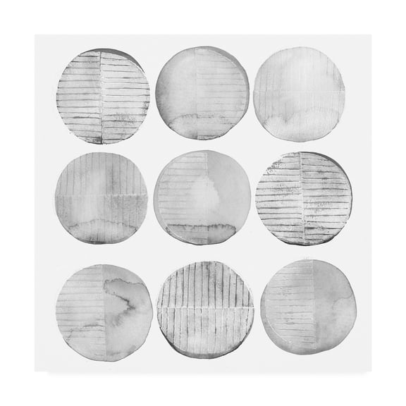 Trademark Fine Art 'Soft Circles II' Canvas Art by Grace Popp