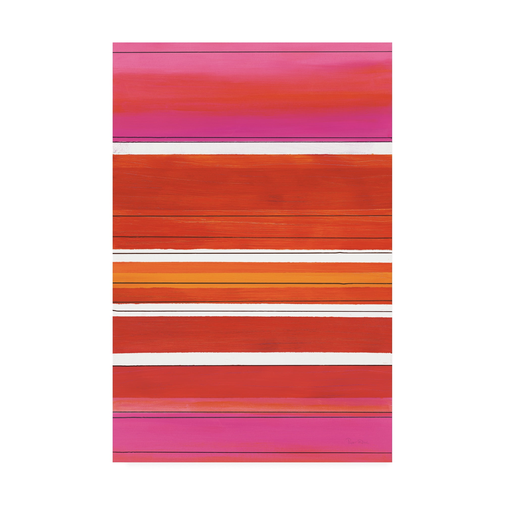 Trademark Fine Art 'Some Like it Hot Stripes' Canvas Art by Piper Rhue
