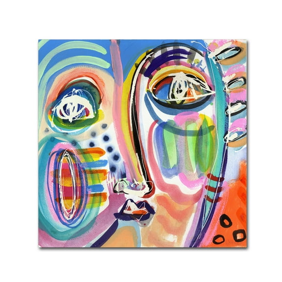 Trademark Fine Art 'Sometimes Picks Nose While Driving' Canvas Art by Wyanne