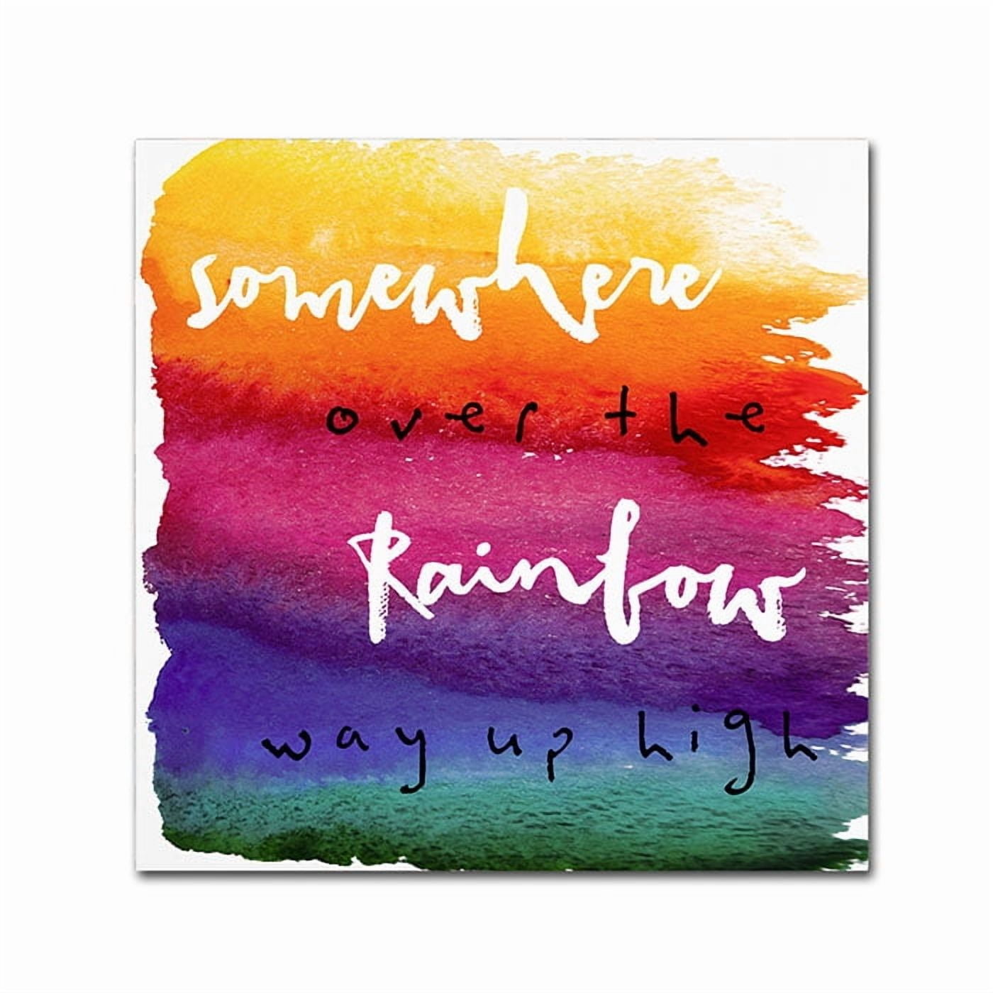 Trademark Fine Art "Somewhere" Canvas Art by Color Bakery