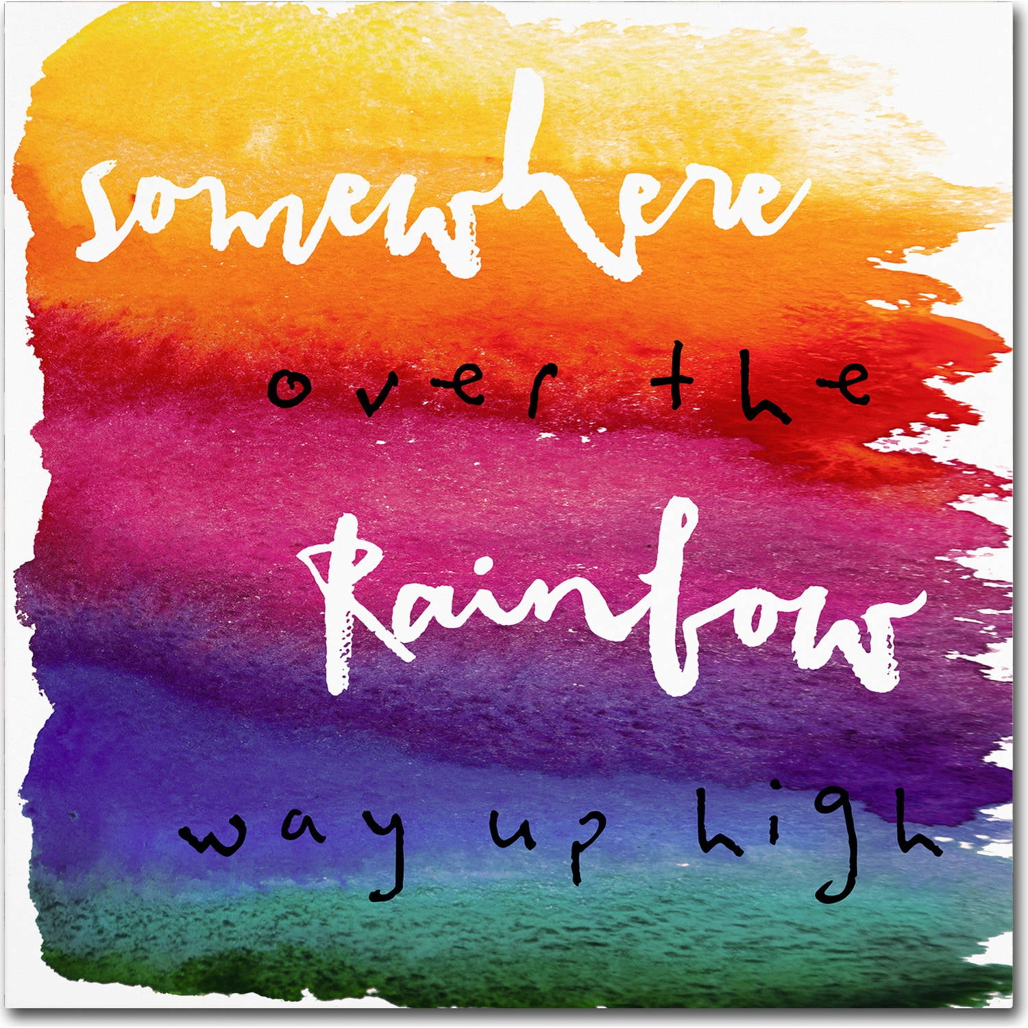 Trademark Fine Art "Somewhere" Canvas Art by Color Bakery