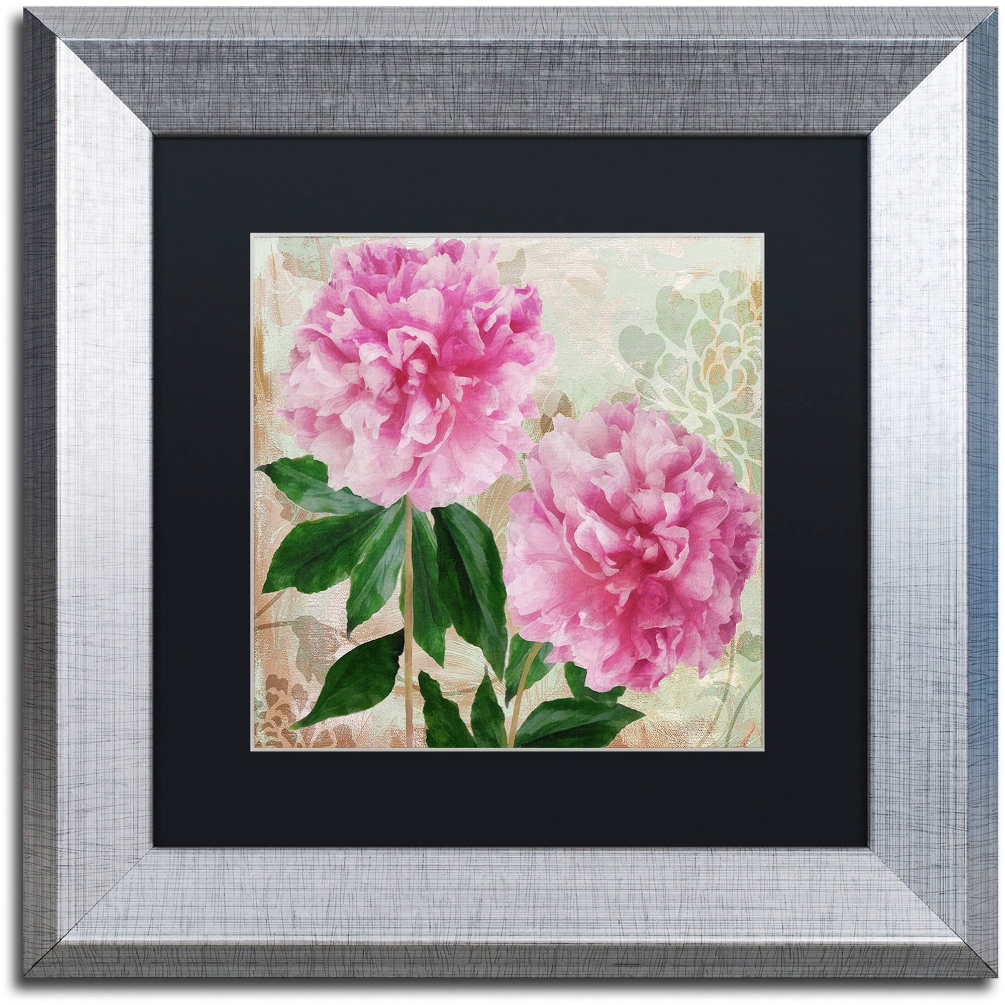 Trademark Fine Art "Sonata I" Canvas Art by Color Bakery Black Matte, Silver Frame