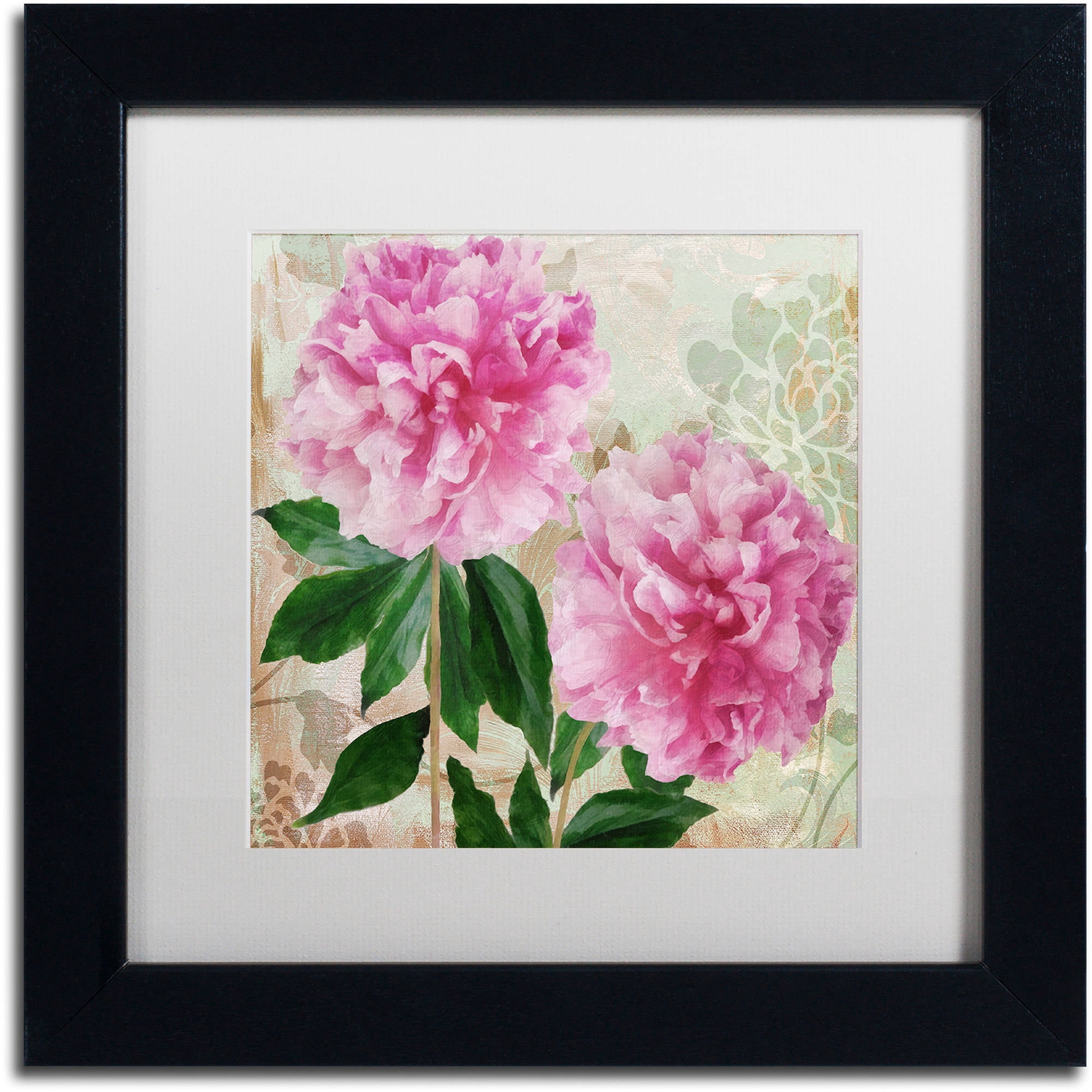 Trademark Fine Art "Sonata I" Canvas Art by Color Bakery White Matte, Black Frame
