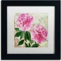 Trademark Fine Art "Sonata I" Canvas Art by Color Bakery White Matte, Black Frame