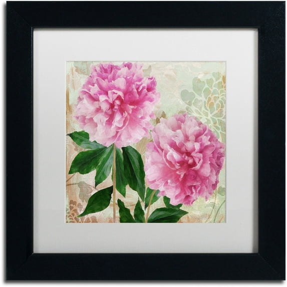 Trademark Fine Art "Sonata I" Canvas Art by Color Bakery White Matte, Black Frame