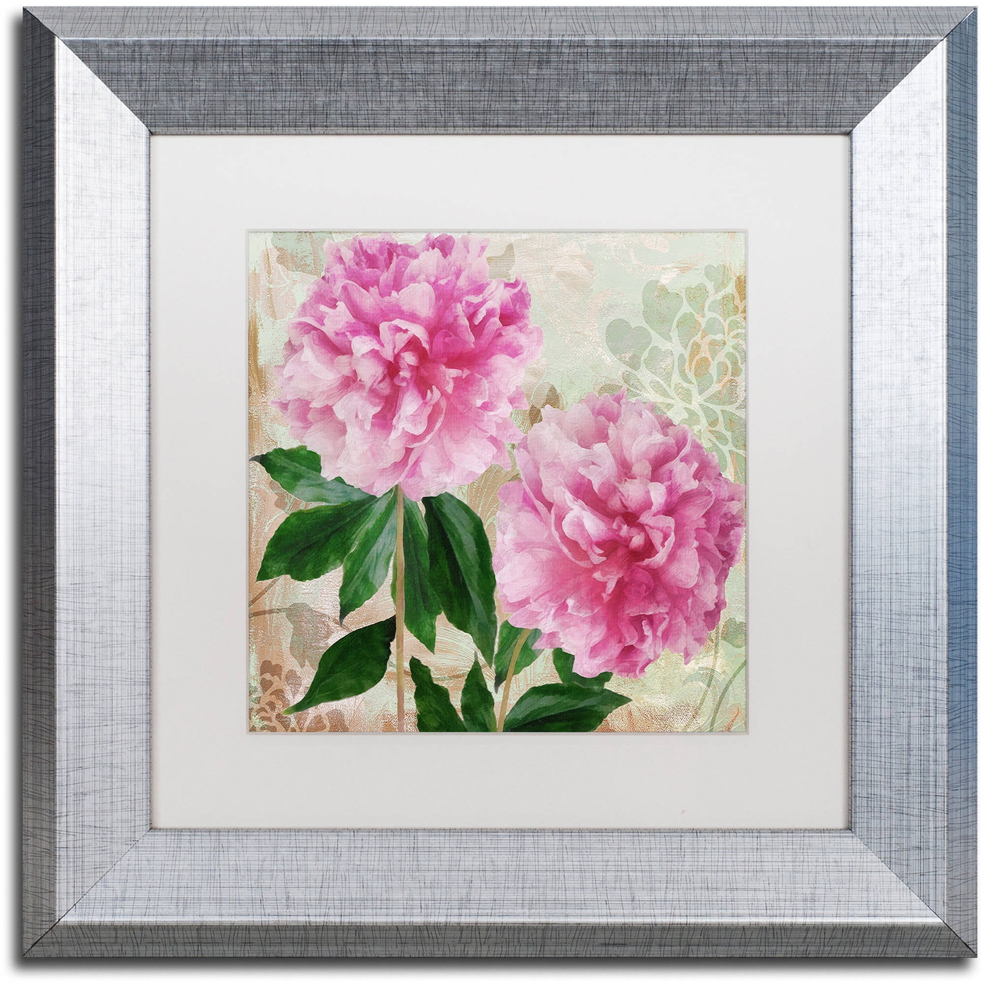 Trademark Fine Art "Sonata I" Canvas Art by Color Bakery White Matte, Silver Frame