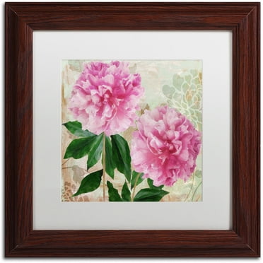 Trademark Fine Art "Sonata I" Canvas Art by Color Bakery White Matte, Wood Frame
