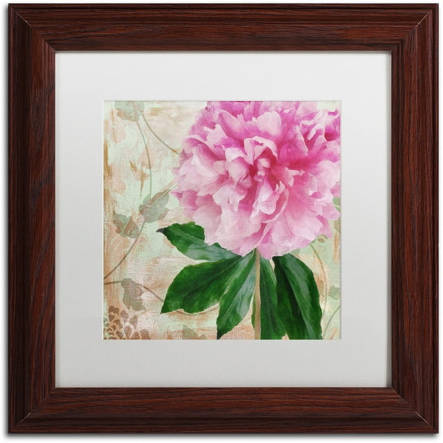 Trademark Fine Art "Sonata II" Canvas Art by Color Bakery White Matte, Wood Frame