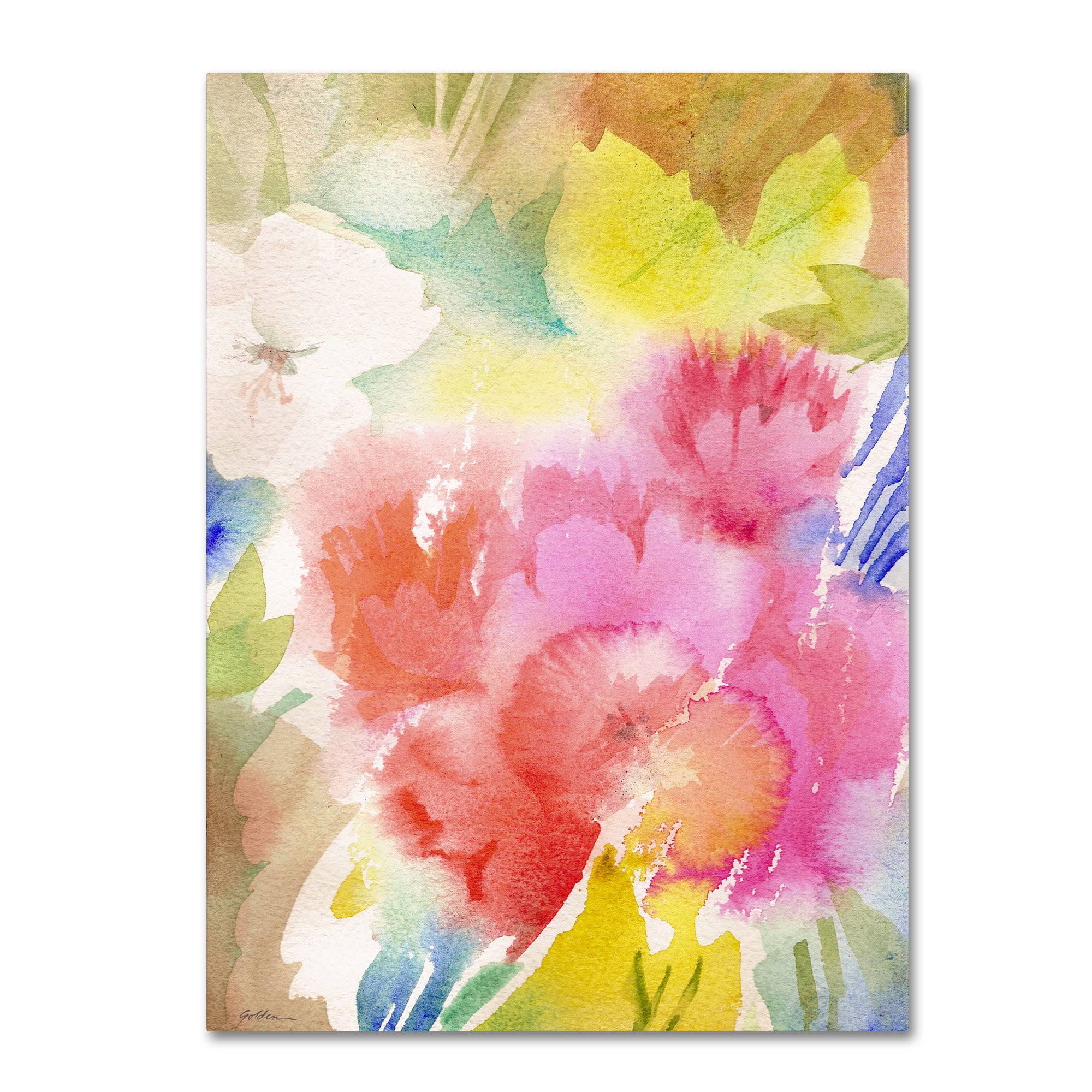 Trademark Fine Art "Sonoma Garden" Canvas Art by Sheila Golden