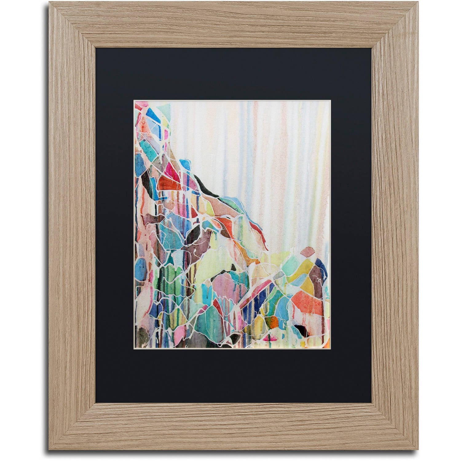 Trademark Fine Art "Sopka" Canvas Art by Lauren Moss Black Matte, Birch Frame