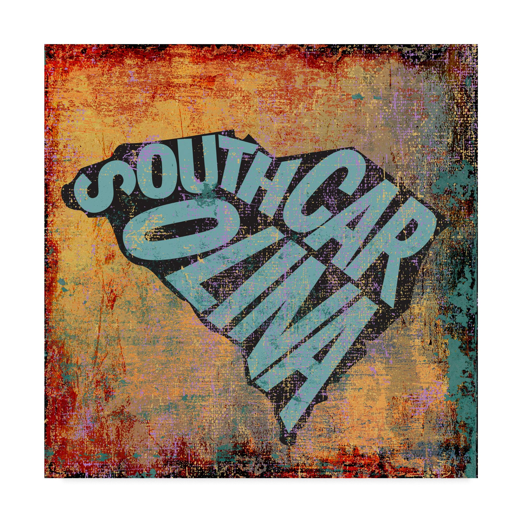 Trademark Fine Art 'South Carolina' Canvas Art by Art Licensing Studio
