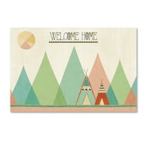 Trademark Fine Art 'Southwest Geo I' Canvas Art by Veronique Charron