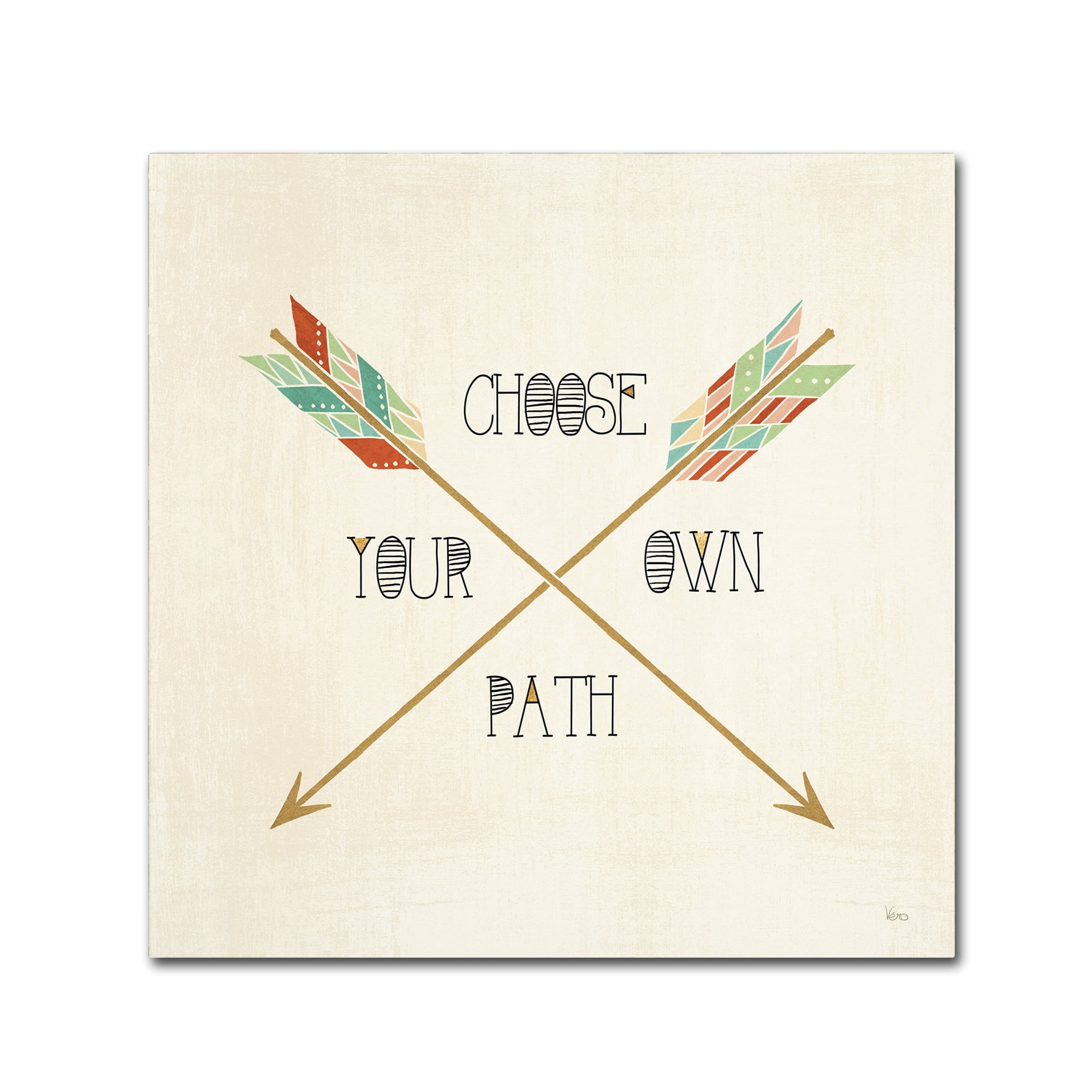 Trademark Fine Art 'Southwest Geo IV' Canvas Art by Veronique Charron