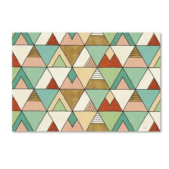 Trademark Fine Art 'Southwest Geo X' Canvas Art by Veronique Charron