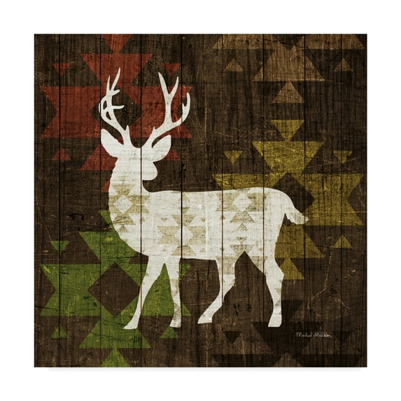 Trademark Fine Art 'Southwest Lodge Deer I' Canvas Art by Michael Mullan