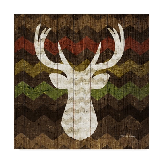 Trademark Fine Art 'Southwest Lodge Deer II' Canvas Art by Michael Mullan