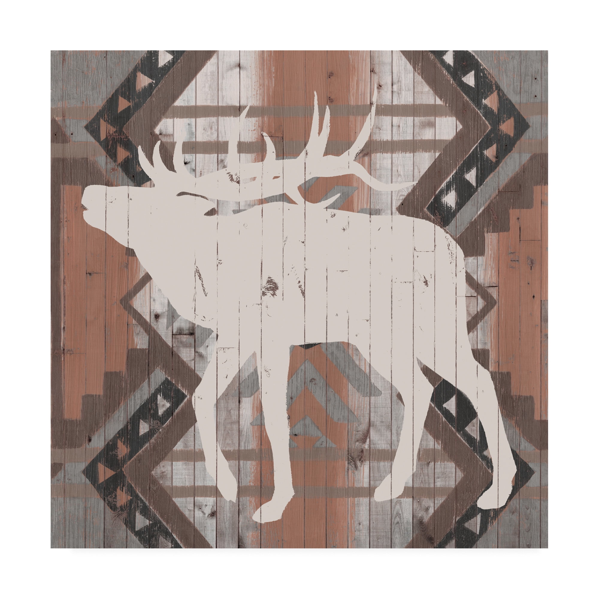 Trademark Fine Art 'Southwest Lodge Silhouette I' Canvas Art by Vision Studio