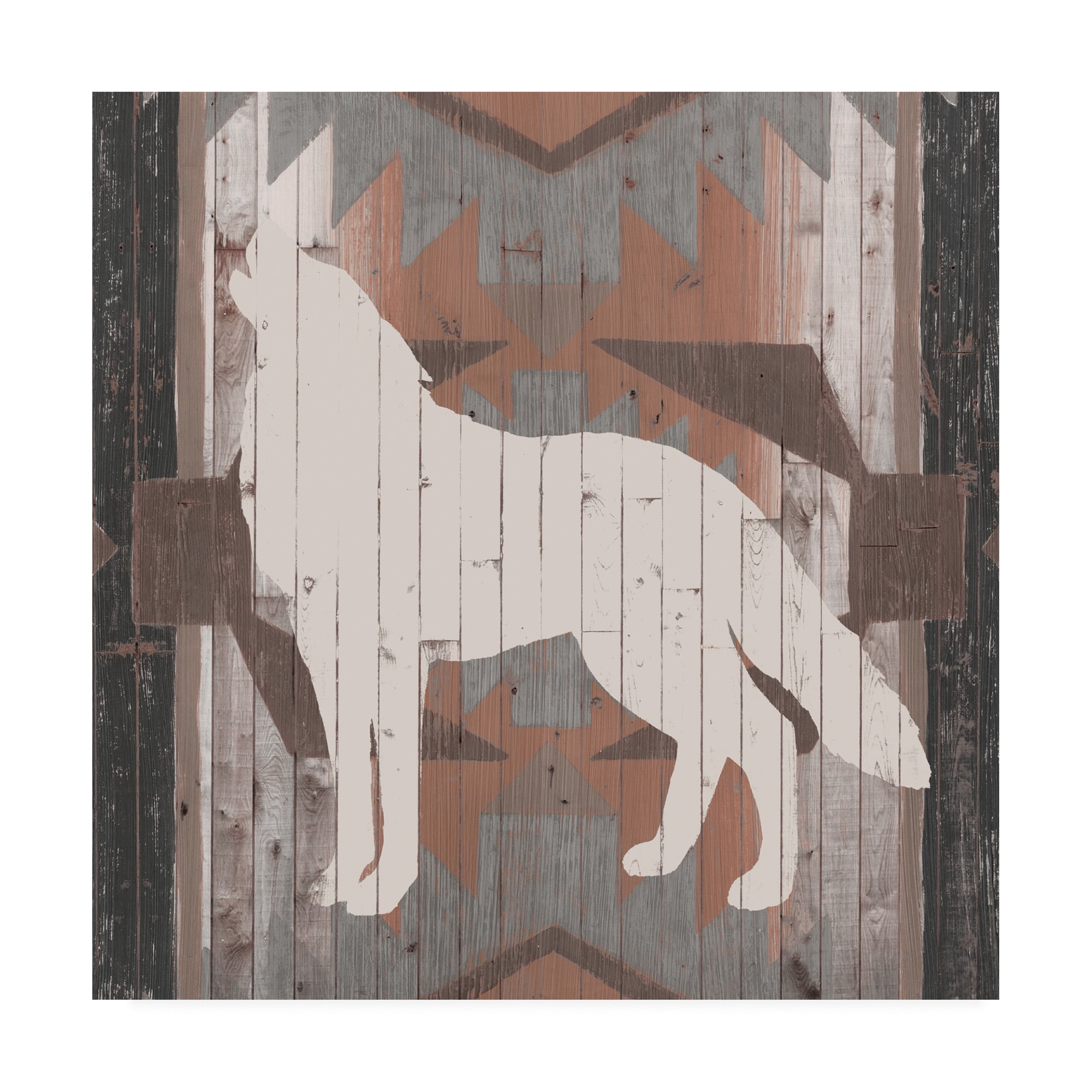 Trademark Fine Art 'Southwest Lodge Silhouette II' Canvas Art by Vision Studio