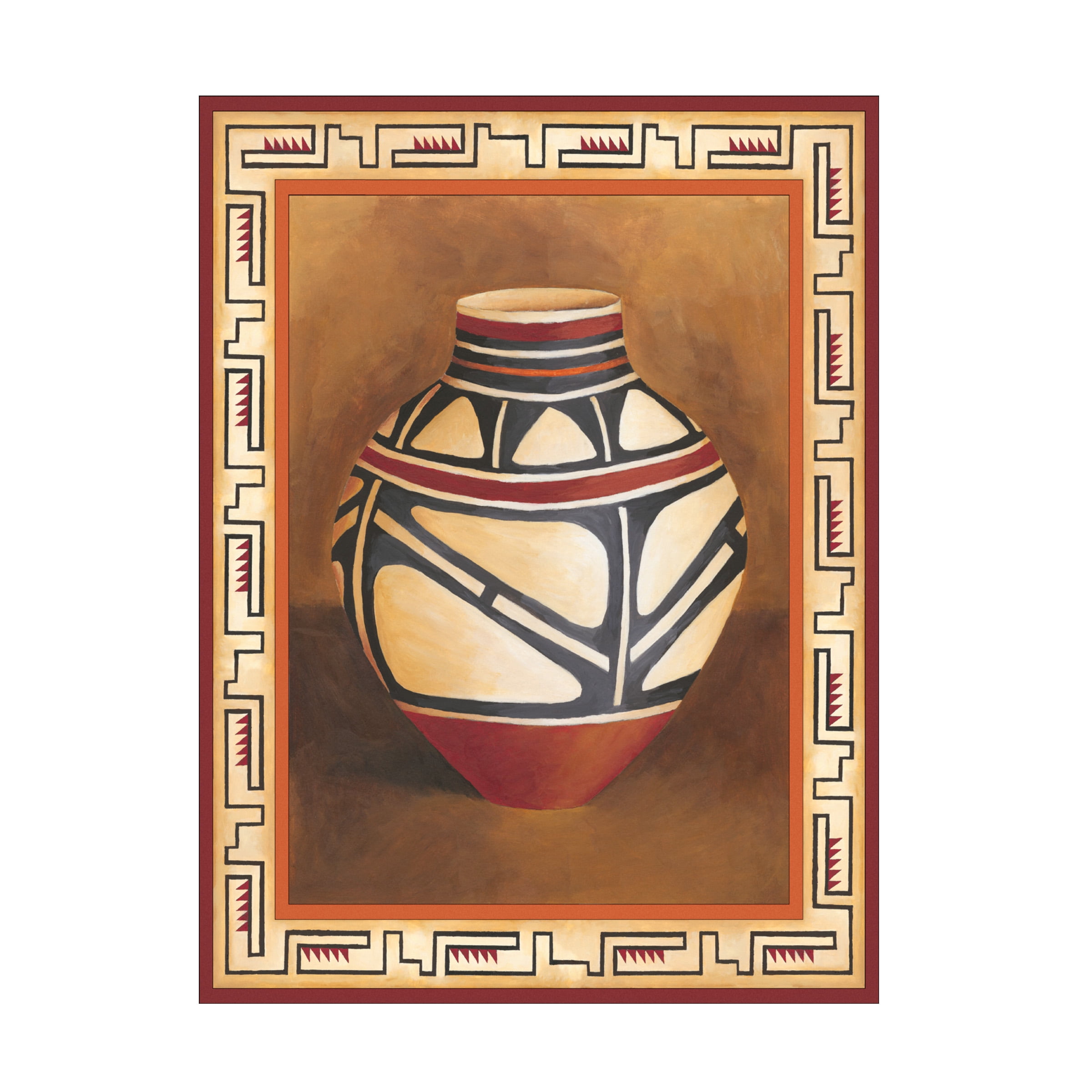 Trademark Fine Art Chariklia Zarris Southwest Pottery I Canvas Wall Art - 18x24