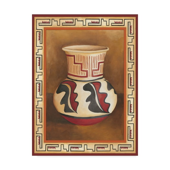 Trademark Fine Art 'Southwest Pottery III' Canvas Art by Chariklia Zarris