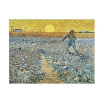 Trademark Fine Art Vincent van Gogh Sower 1888 Canvas Wall Art - 24x32