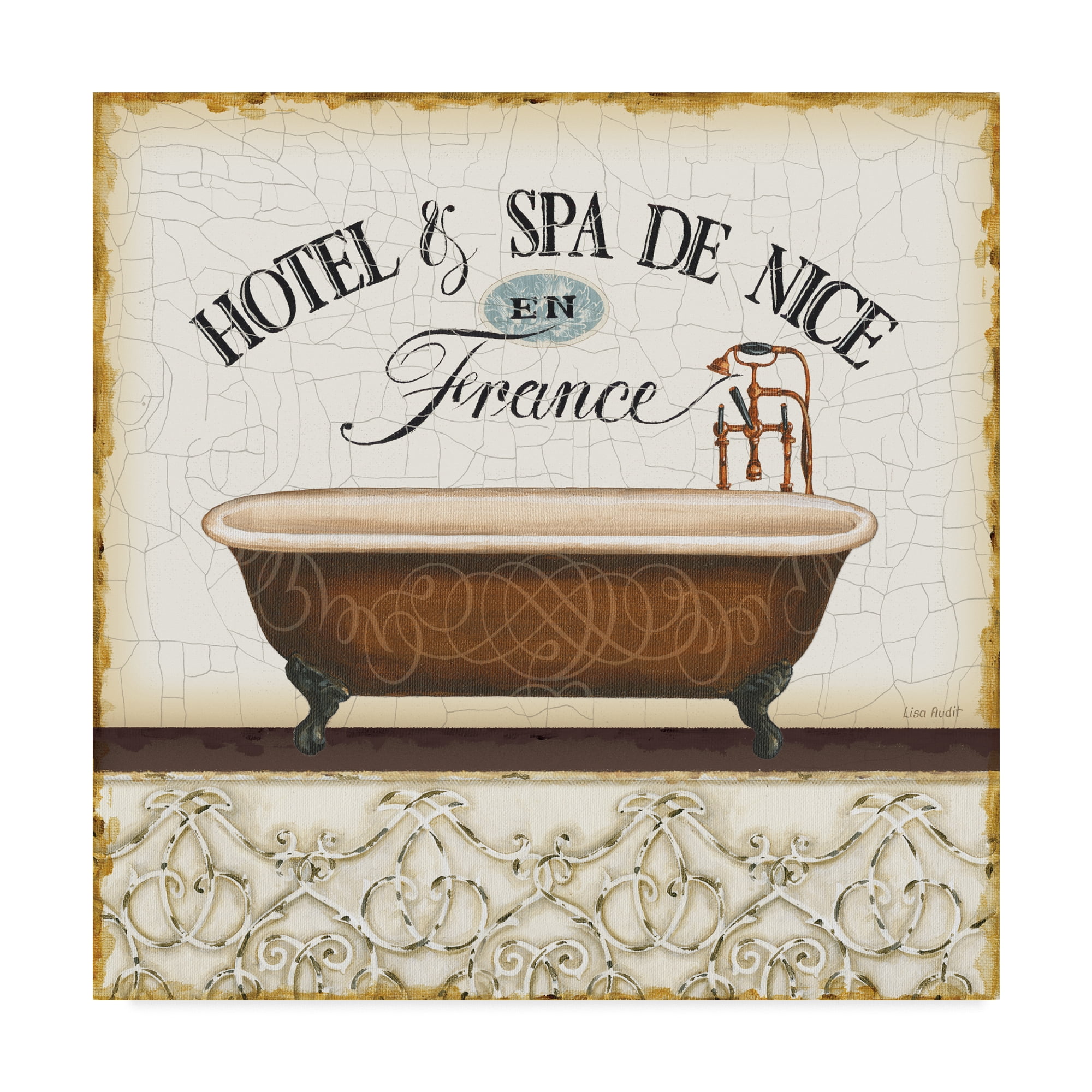 Trademark Fine Art 'Spa and Resort II' Canvas Art by Lisa Audit