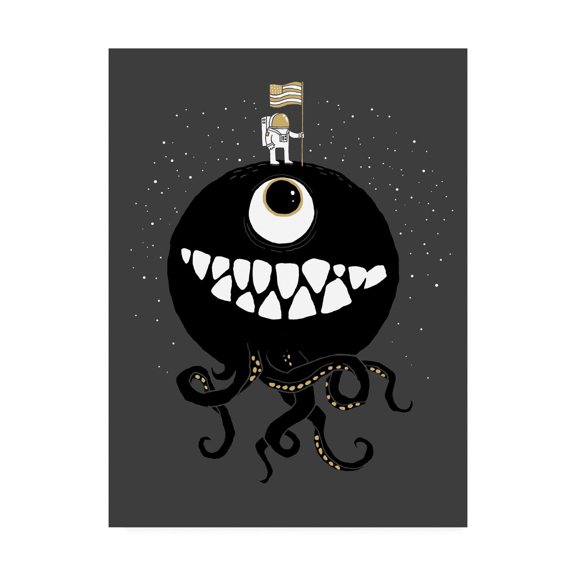 Trademark Fine Art 'Space Oddity' Canvas Art by Michael Buxto