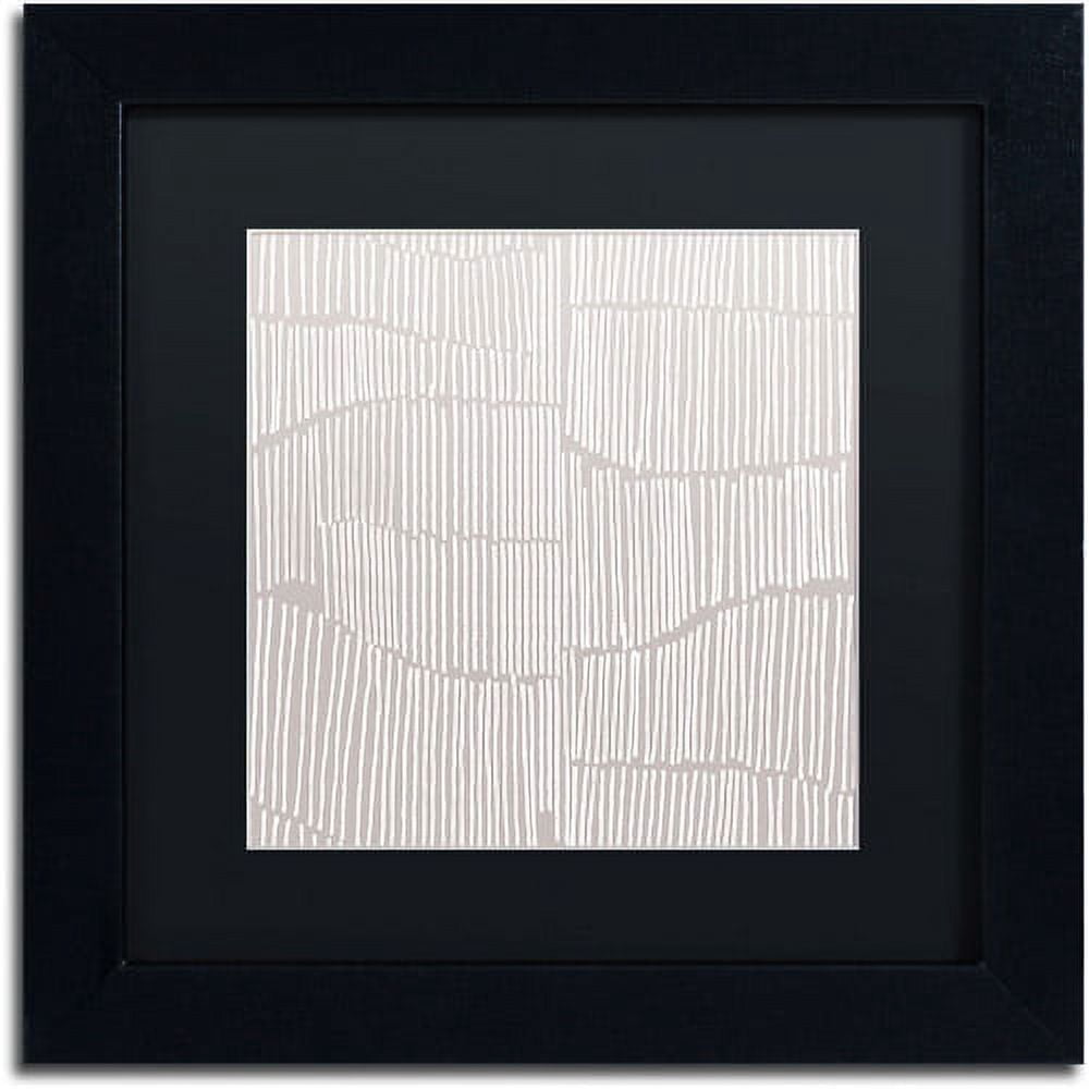 Trademark Fine Art "Spaces Between I" Canvas Art by Kavan & Co Black Matte, Black Frame