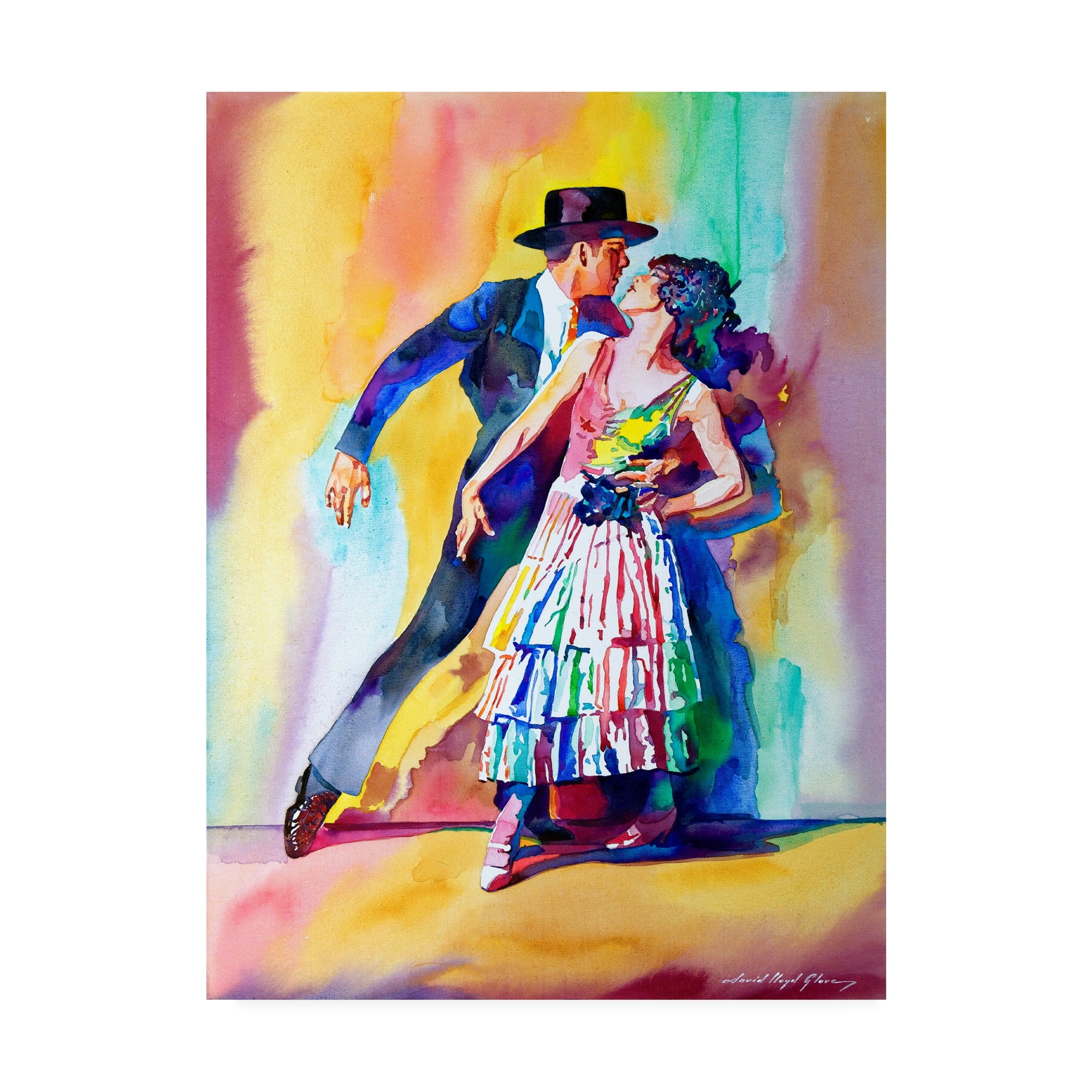 Trademark Fine Art 'Spanish Dance' Canvas Art by David Lloyd