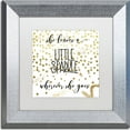 thumbnail image 1 of Trademark Fine Art "Sparkle" Canvas Art by Color Bakery, White Matte, Silver Frame, 1 of 1