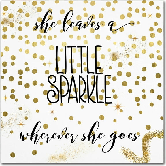 Trademark Fine Art "Sparkle" Canvas Art by Color Bakery