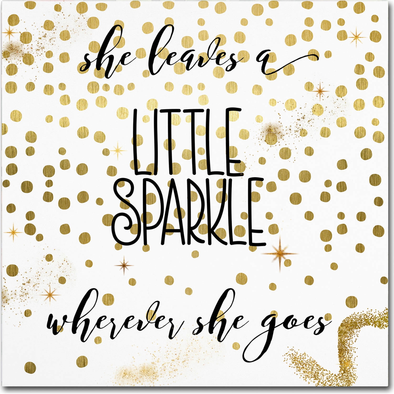 Trademark Fine Art "Sparkle" Canvas Art by Color Bakery
