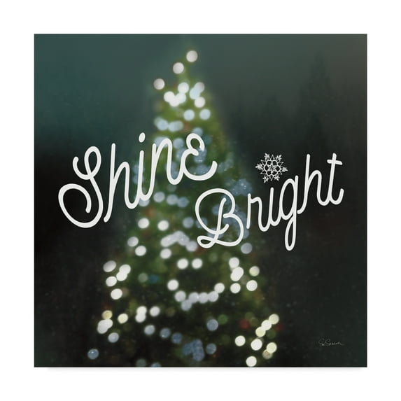 Trademark Fine Art 'Sparkle Lights I' Canvas Art by Sue Schlabach